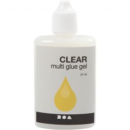 Clear Multi-Gelkleber, 27 ml/ 1 Fl. [HOB-39047]
