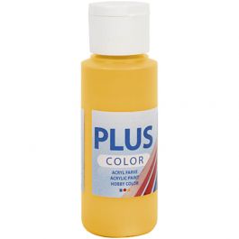 Plus Color Bastelfarbe, Sonnengelb, 60 ml/ 1 Fl. [HOB-39632]