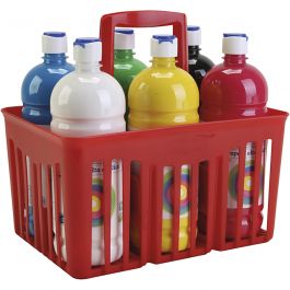 Temperafarbe Matt, Matt, Sortierte Farben, 6x1000 ml/ 1 Pck [HOB-642198]