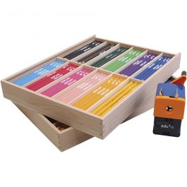 edu3 Jumbo-Buntstifte, Mine 6,25 mm, Sortierte Farben, 24x12 Stk/ 1 Pck [HOB-406145]