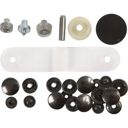 Druckknöpfe - Starter Set, D 15 mm, 1 Set [HOB-41164]