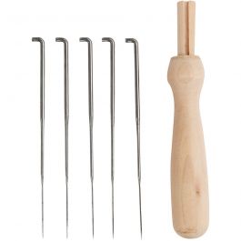 Filznadelhalter, L 9 cm, 1 Set [HOB-41237]