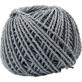 Papiergarn, Dicke 2,5-3 mm, Hellblau, 150 g, 40 m/ 1 Knäuel [HOB-41729]