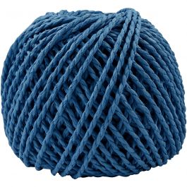 Papiergarn, Dicke 2,5-3 mm, Dunkelblau, 150 g, 40 m/ 1 Knäuel [HOB-41730]