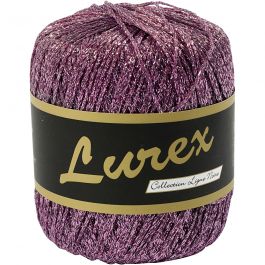 Lurexgarn, L 160 M, Flieder, 25 g/ 1 Knäuel [HOB-421470]