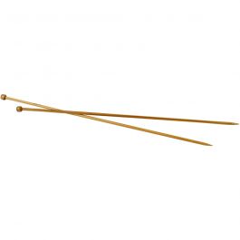 Stricknadeln, L 35 cm, Größe 4,5 mm, 1 Paar [HOB-42284]