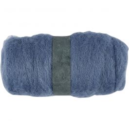 Wolle Kardiert, Himmelblau, 100 g/ 1 Bündl. [HOB-451850]