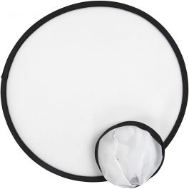 Frisbee, D 25 cm, Weiß, 5 Stk/ 1 Pck [HOB-474311]