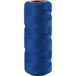 Bambuskordel, Dicke 1 mm, Blau, 65 m/ 1 Rolle [HOB-503484]
