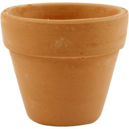 Blumentopf, H 6,5 cm, D 7 cm, 24 Stk/ 1 Pck [HOB-50652]