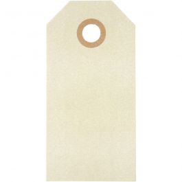 Manila-Anhänger, Größe 4x8 cm, 250 g, Creme, 1000 Stk/ 1 Pck [HOB-510041]