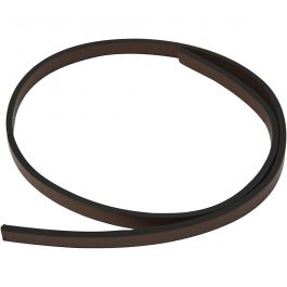 Lederband Imitat, B 10 mm, Dicke 3 mm, Braun, 1 m/ 1 Pck [HOB-51491]