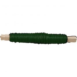 Blumendraht, Dicke 0,5 mm, Grün, 50 m/ 1 Rolle [HOB-517260]