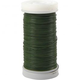 Blumendraht, Dicke 0,31 mm, 100 g, Grün, 160 m/ 1 Rolle [HOB-51728]
