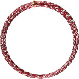 Aluminiumdraht, diamond-cut, Dicke 2 mm, Rot, 7 m/ 1 Rolle [HOB-518303]