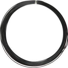 Aluminiumdraht, rund, Dicke 1 mm, Schwarz, 16 m/ 1 Rolle [HOB-518311]