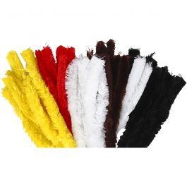 Chenilledraht, L 40 cm, Dicke 30 mm, Sortierte Farben, 48 Stk/ 1 Pck [HOB-51941]