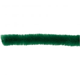 Chenilledraht, L 30 cm, Dicke 6 mm, Dunkelgrün, 50 Stk/ 1 Pck [HOB-52092]