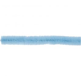 Chenilledraht, L 30 cm, Dicke 9 mm, Blau, 25 Stk/ 1 Pck [HOB-52099]
