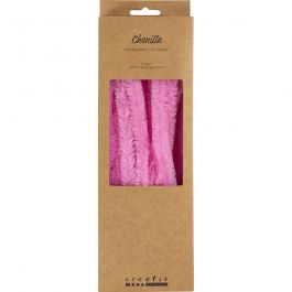 Pfeifenreiniger, L 30 cm, Dicke 15 mm, Pink, 15 Stk/ 1 Pck [HOB-52101]