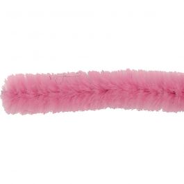Chenilledraht, L 30 cm, Dicke 15 mm, Pink, 15 Stk/ 1 Pck [HOB-52101]