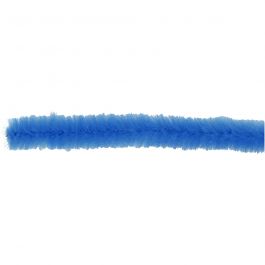 Chenilledraht, L 30 cm, Dicke 15 mm, Dunkelblau, 15 Stk/ 1 Pck [HOB-52106]