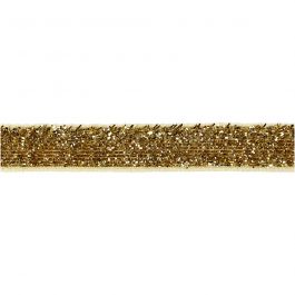 Zierband, B 10 mm, Gold, 5 m/ 1 Rolle [HOB-52444]