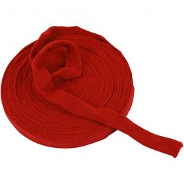 Strickschlauch, B 22 mm, Weihnachtsrot, 10 m/ 1 Rolle [HOB-53021]
