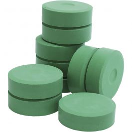 Wasserfarben, Grün, H 19 mm, D 57 mm, 10 Stk/ 1 Pck [HOB-627264]