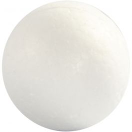Styropor-Kugeln, D 3 cm, Weiß, 10 Stk/ 1 Pck [HOB-543011]