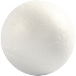 Styropor-Kugeln, D 4 cm, Weiß, 10 Stk/ 1 Pck [HOB-543021]