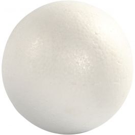 Styropor-Kugeln, D 14,8 cm, Weiß, 1 Stk [HOB-54314]