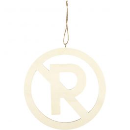Schild, Parkverbot, Größe 21,3 cm, Dicke 0,9 cm, 1 Stk [HOB-54454]
