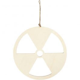 Schild, Keine Atomkraft, Größe 21,3 cm, Dicke 0,9 cm, 1 Stk [HOB-54455]