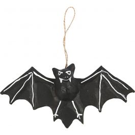 Fledermaus, H 10 cm, T 3,5 cm, B 22 cm, 1 Stk [HOB-54907]