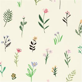 Geschenkpapier, Flora, B 50 cm, 80 g, 100 m/ 1 Rolle [HOB-556432]