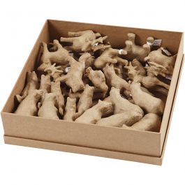 Polartiere - Sortiment, H 8-12,8 cm, L 5,6-11,8 cm, 32 Stk/ 1 Pck [HOB-56194]