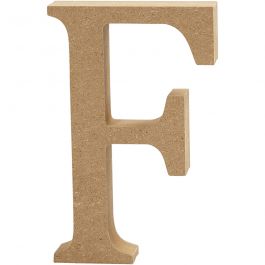 Buchstabe, F, H 13 cm, Dicke 2 cm, 1 Stk [HOB-56315]