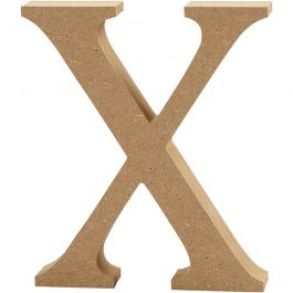 Buchstabe, X, H 13 cm, Dicke 2 cm, 1 Stk [HOB-56333]