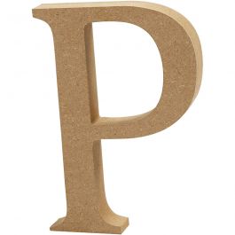 Buchstabe, P, H 8 cm, Dicke 1,5 cm, 1 Stk [HOB-56375]