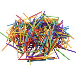 Bastelhölzchen, L 5 cm, Sortierte Farben, 4300 Stck., 500 g/ 1 Pck [HOB-56490]