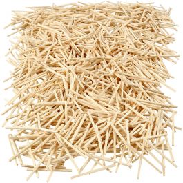 Bastelhölzchen, L 48 mm, D 2 mm, 8500 Stck., 1 kg [HOB-56491]