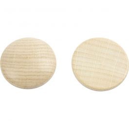 Holzknöpfe, D 30 mm, Dicke 6 mm, 150 Stk/ 1 Pck [HOB-56654]