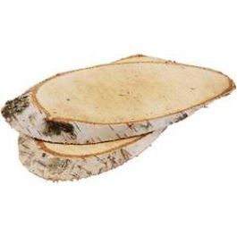 Holzscheiben, ca. 15x9 cm, Stärke: 15 mm, 7Stck. [HOB567030]