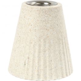 Kerzenständer, H 7 cm, D 6,8 cm, 1 Stk [HOB-56863]