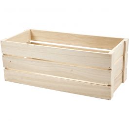 Holz-Box, H 17 cm, Größe 45x20 cm, max. 8 kg, 1 Stk [HOB-574590]