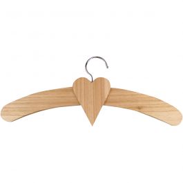 Holzkleiderbügel, L: 40 cm, B: 5 cm, 1 Stk [HOB-575860]