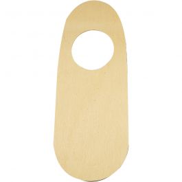 Türschild mit Loch, Größe 10x25 cm, 10 Stk/ 1 Pck [HOB-577091]