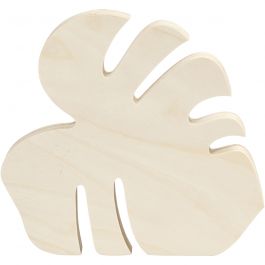 Monstera-Blatt, H 24 cm, B 25 cm, Dicke 19 mm, 1 Stk [HOB-57909]