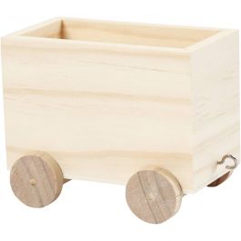 Spielzeug-Zugwagen, H 8 cm, L 9,5 cm, B 6,5 cm, 1 Stk [HOB-57978]